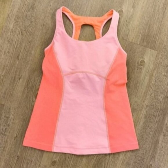 Lululemon Run Pace Tank - bleached coral orange - Picture 1 of 8